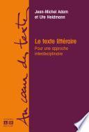 LE TEXTE LITTERAIRE