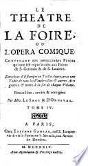 Le Theatre De La Foire Ou L'Opera-Comique