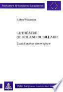 Le théâtre de Roland Dubillard
