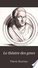 Le théatre des grecs