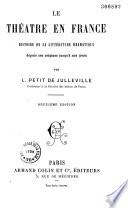 Le théâtre en France