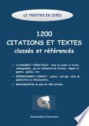 Le théâtre en idées -1200 citations et textes classés et référencés
