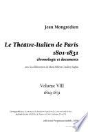 Le Théâtre-Italien de Paris 1801-1831