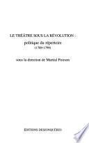 Le théâtre sous la Révolution