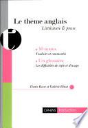 Le thème anglais