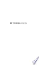 Le thème du retour dans le Cahier d'un retour au pays natal (Aimé Césaire)