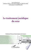 Le traitement juridique du sexe