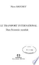 Le transport international dans l'économie mondiale