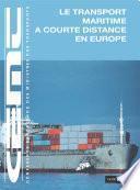 Le transport maritime à courte distance en Europe