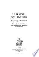 Le travail des lumières