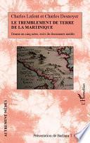 Le tremblement de terre de la Martinique