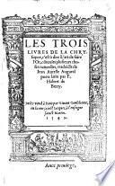 Le trois livres de la Chrysopée