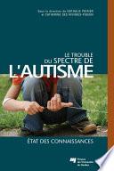 Le trouble du spectre de l'autisme