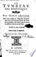 Le tumbeau des heretiques