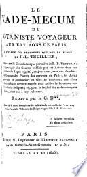 Le vade-mecum du botaniste voyageur aux environs de Paris