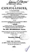 Le véritable manuel des conjugaisons