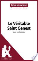 Le Véritable Saint Genest de Jean de Rotrou (Fiche de lecture)