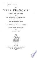 Le vers français, ancien et moderne