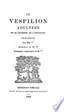Le vespilion adultère ,ou, Le triomphe de l'innocence