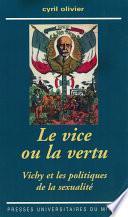 Le vice ou la vertu