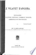 Le Vilayet d'Angora