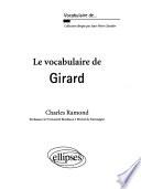 Le vocabulaire de Girard
