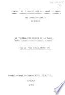 Le vocabulaire sereer de la flore