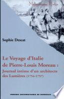 Le voyage d'Italie de Pierre-Louis Moreau