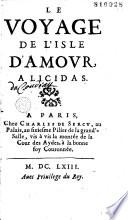Le Voyage de l'Isle d'Amour, a Licidas [par Paul Tallemant]