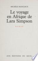 Le Voyage en Afrique de Lara Simpson