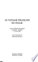 Le voyage français en Italie