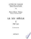 Le XXe [i.e. vingtième] siècle: Walzer, P. O. 1896-1920