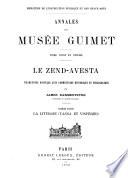 Le Zend-Avesta