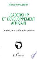 Leadership et développement africain