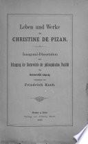 Leben und Werke der Christine de Pizan