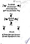 Lecclesiaste Preschant que toutes choses sans dieu, sont vanite. (Annotations sur le liure de Lecclesiaste.) G.L.