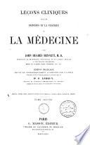 Leçons cliniques sur les principes et la pratique de la médecine