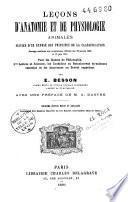 Leçons d'anatomie et physiologie animales