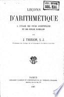 Leçons d'arithmétique