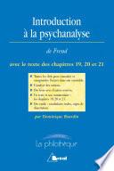 Leçons d'introduction à la psychanalyse (Freud)