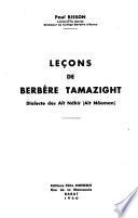 Leçons de berbère tamazight