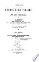 Leçons de chimie élémentaire appliquee au arts industriels par m. J. Girardin