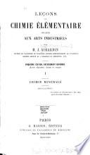 Leçons de chimie élémentaire