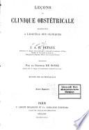 Leçons de clinique obstétricale