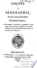 Leçons de géographie