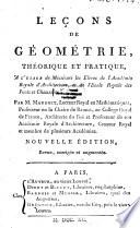 Lecons de Géométrie