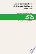 Leçons de linguistique de Gustave Guillaume 1955-1956 23