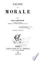 Leçons de morale