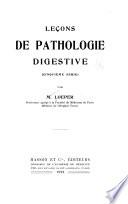 Leçons de pathologie digestive