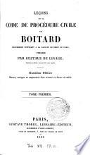 Leçons de procédure civile
